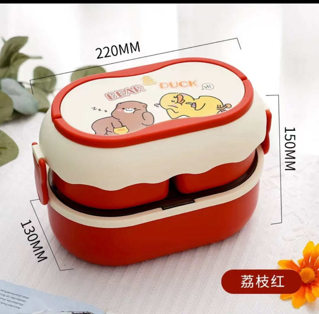 double layer bento box