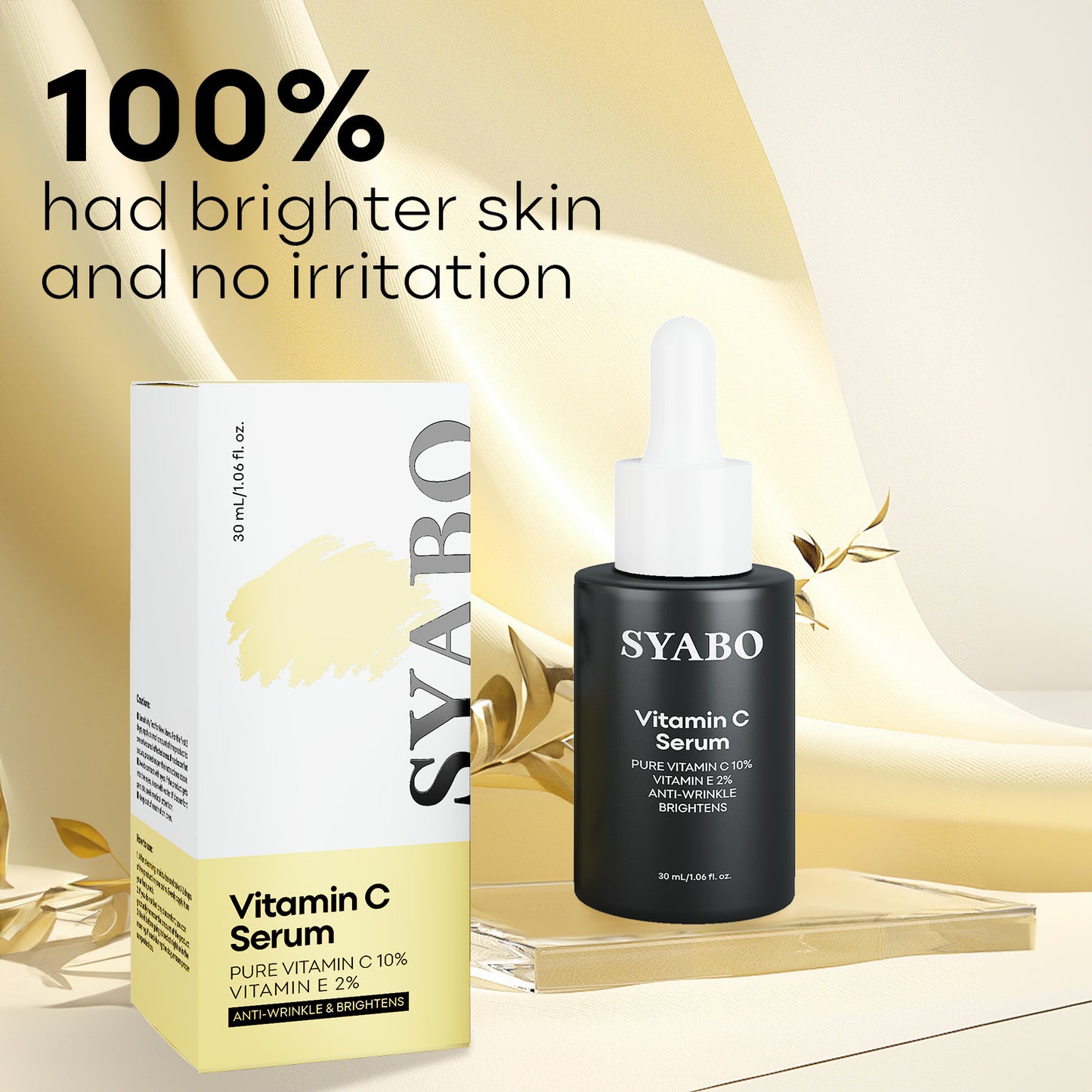 Vitamin C Face Serum, Anti Aging Facial Serum with Vitamin C, Vitamin E for Dark Spots, Even Skin Tone, Eye Area, Fine Lines & Wrinkles, 1 Fl Oz