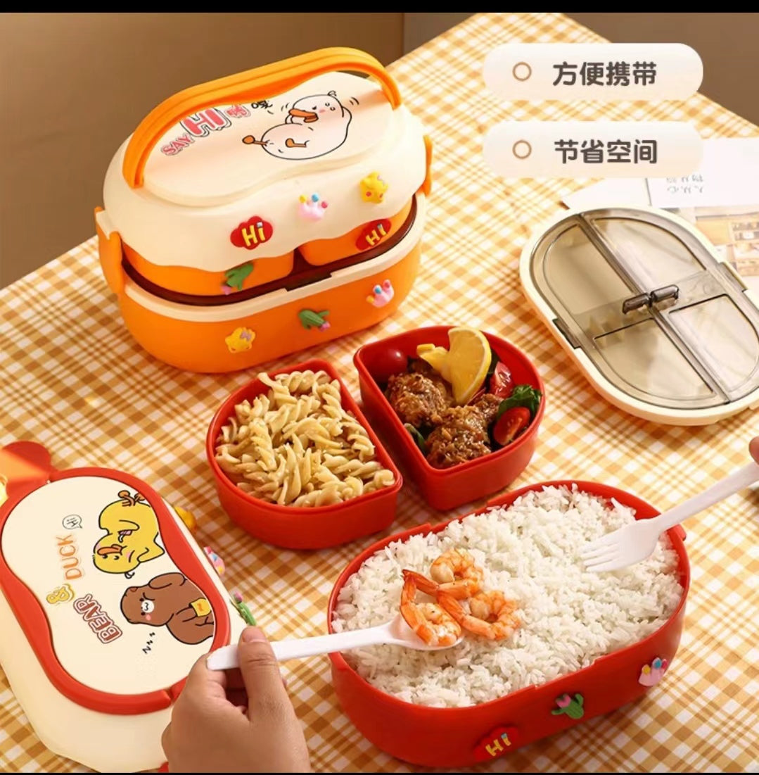 double layer bento box