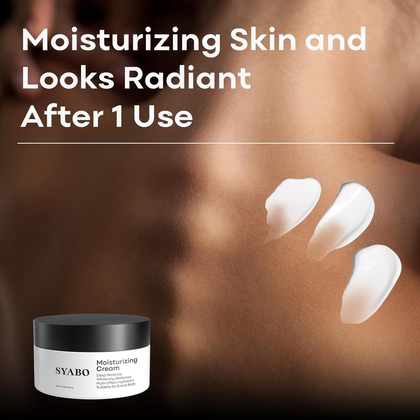Moisturizing Cream, Body and Face Moisturizer for Dry Skin, Body Cream with Hyaluronic Acid, Daily Moisturizer | 7.05 Oz