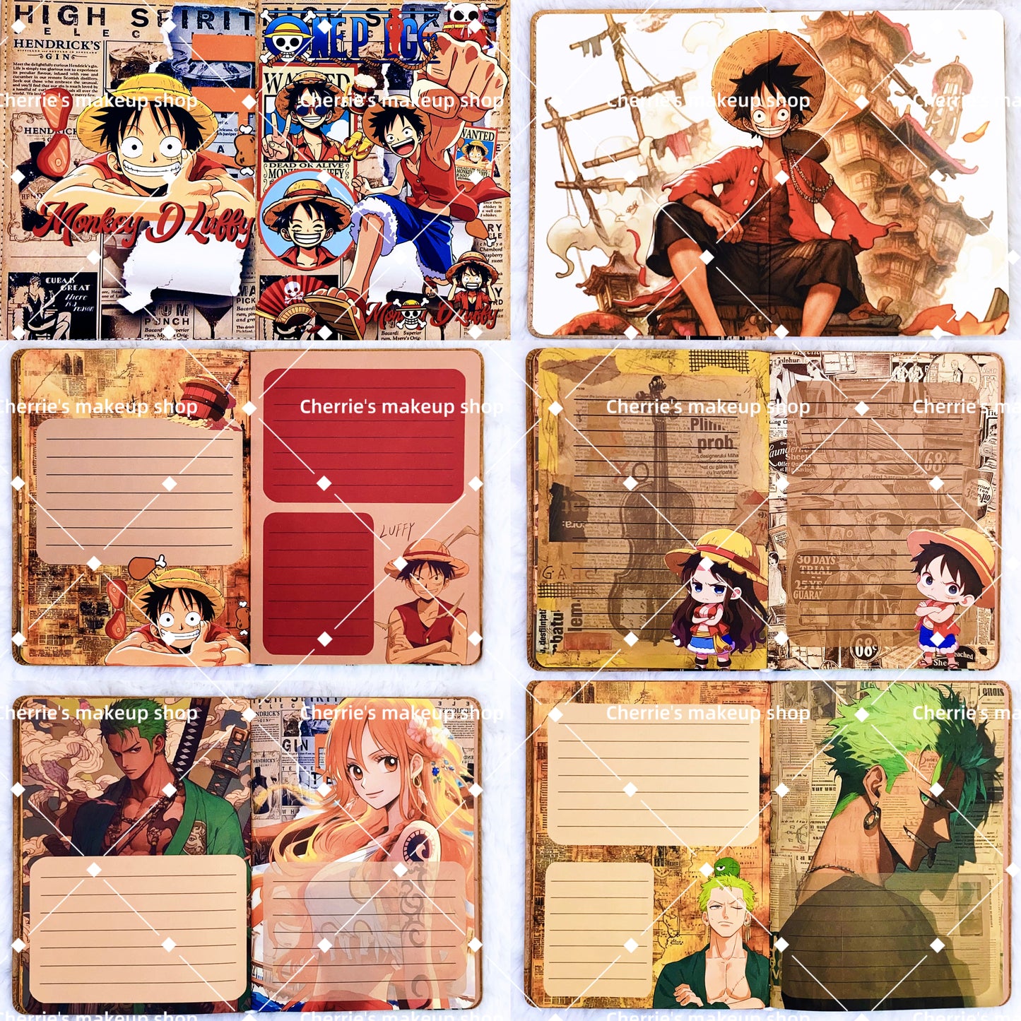 Self-Pick One Piece NOTEBOOK