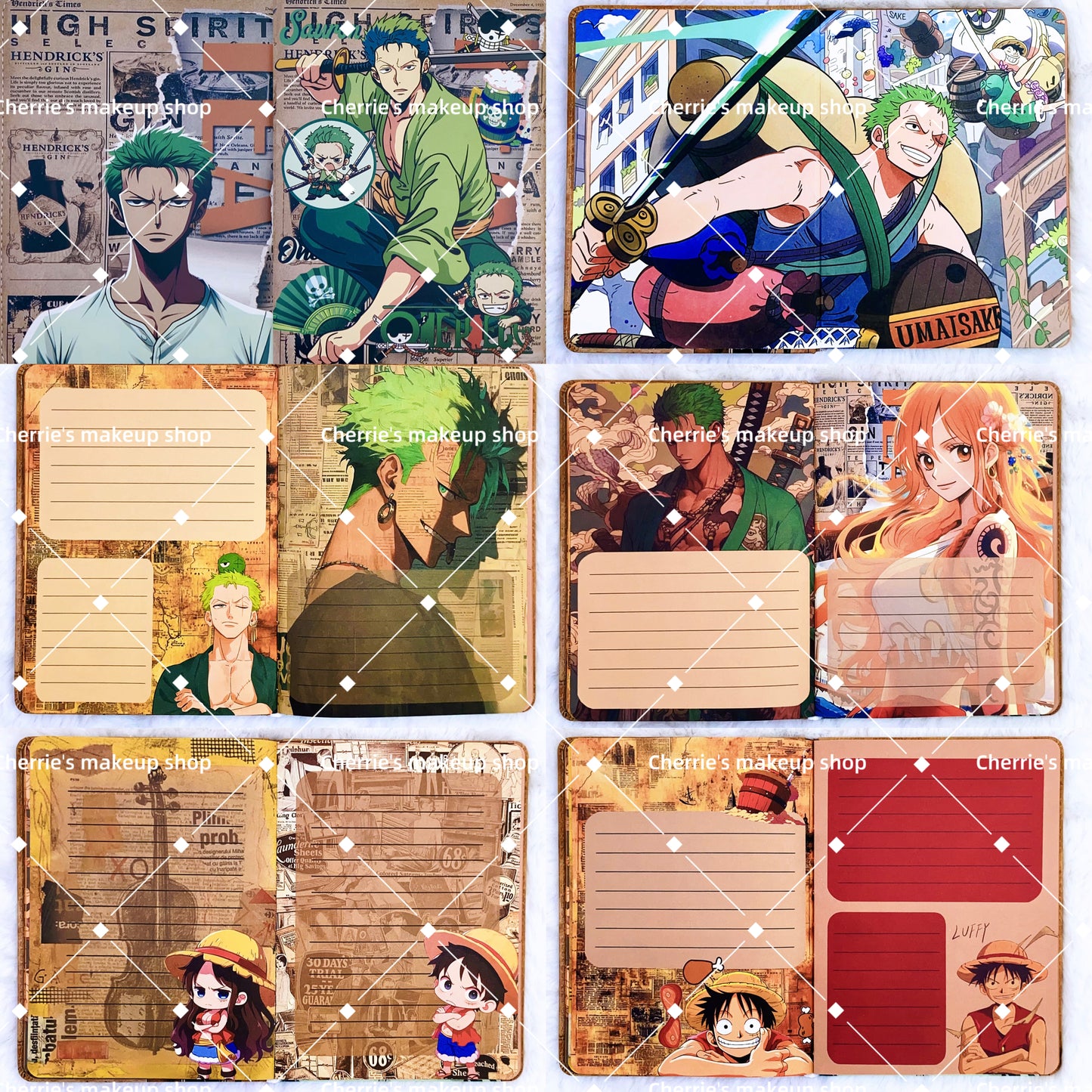 Self-Pick One Piece NOTEBOOK