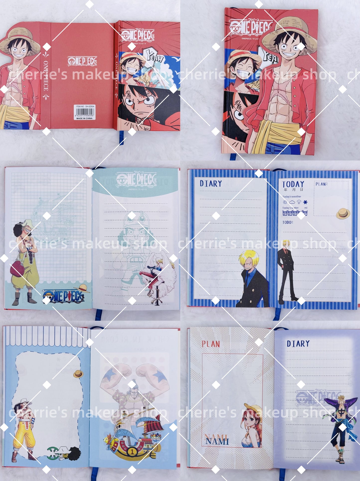 Self-Pick One Piece NOTEBOOK