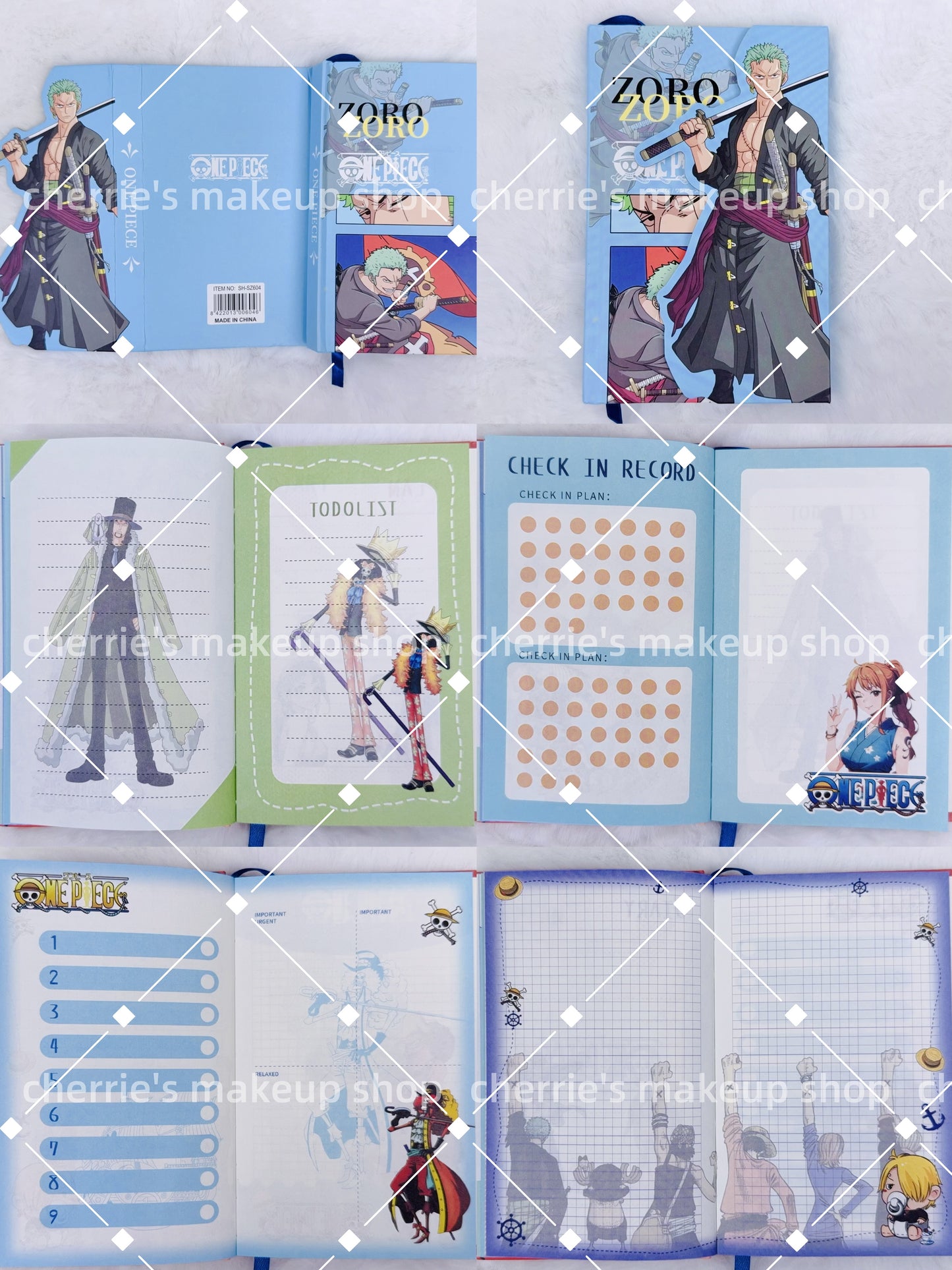 Self-Pick One Piece NOTEBOOK