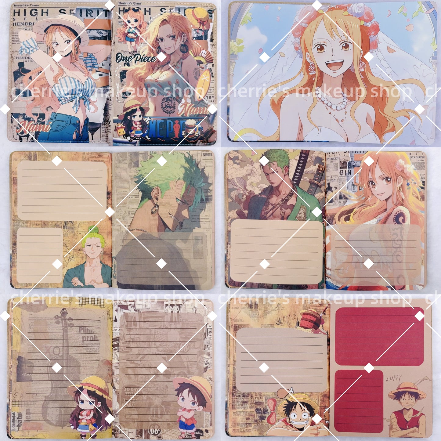 Self-Pick One Piece NOTEBOOK