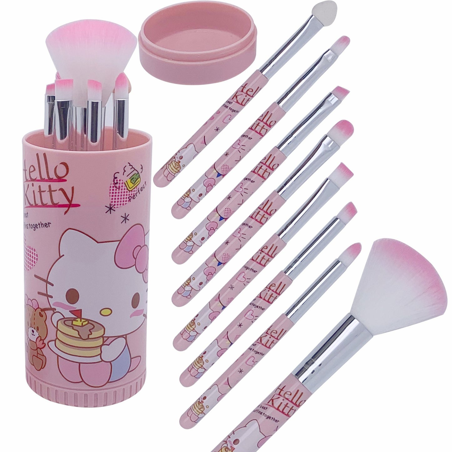 HK makeup brush set(bucket+8 brushes)