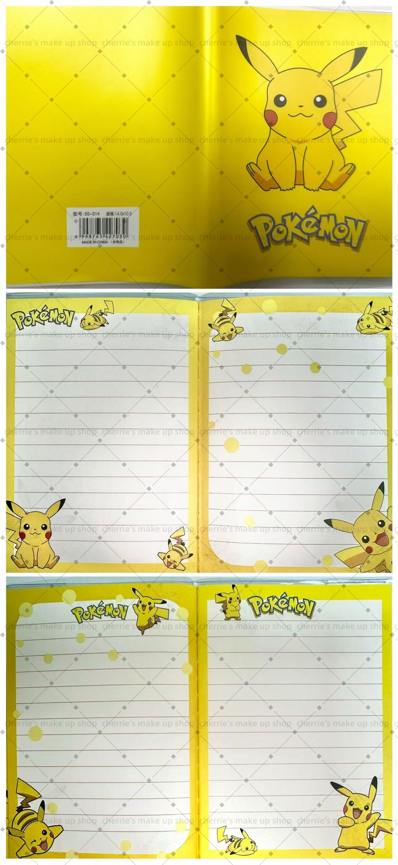 Self-Pick Pokemon NOTEBOOK