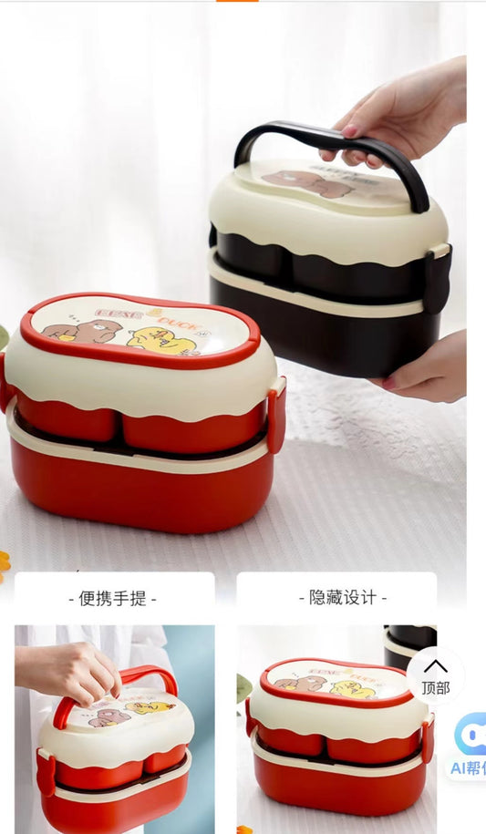double layer bento box