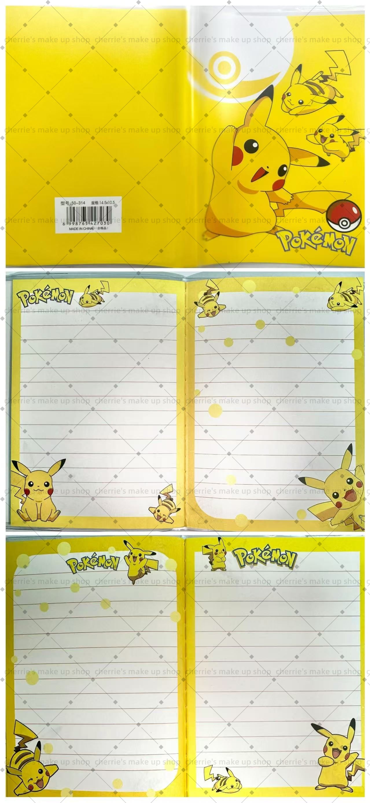Self-Pick Pokemon NOTEBOOK