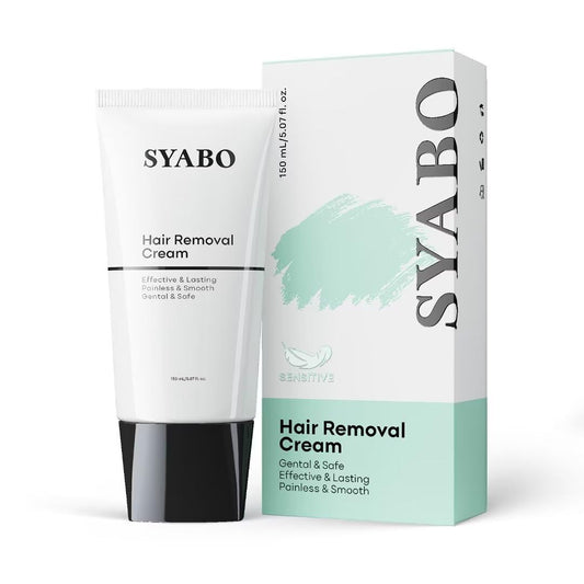 Hair Removal Cream, Painless Bikini, Legs, Arms and Underarms Hair Removal Lotion, Sensitive Body Hair Removal Cream, Soothing & Skin Friendly for Women Men All Skin Types, 5.07 FL OZ