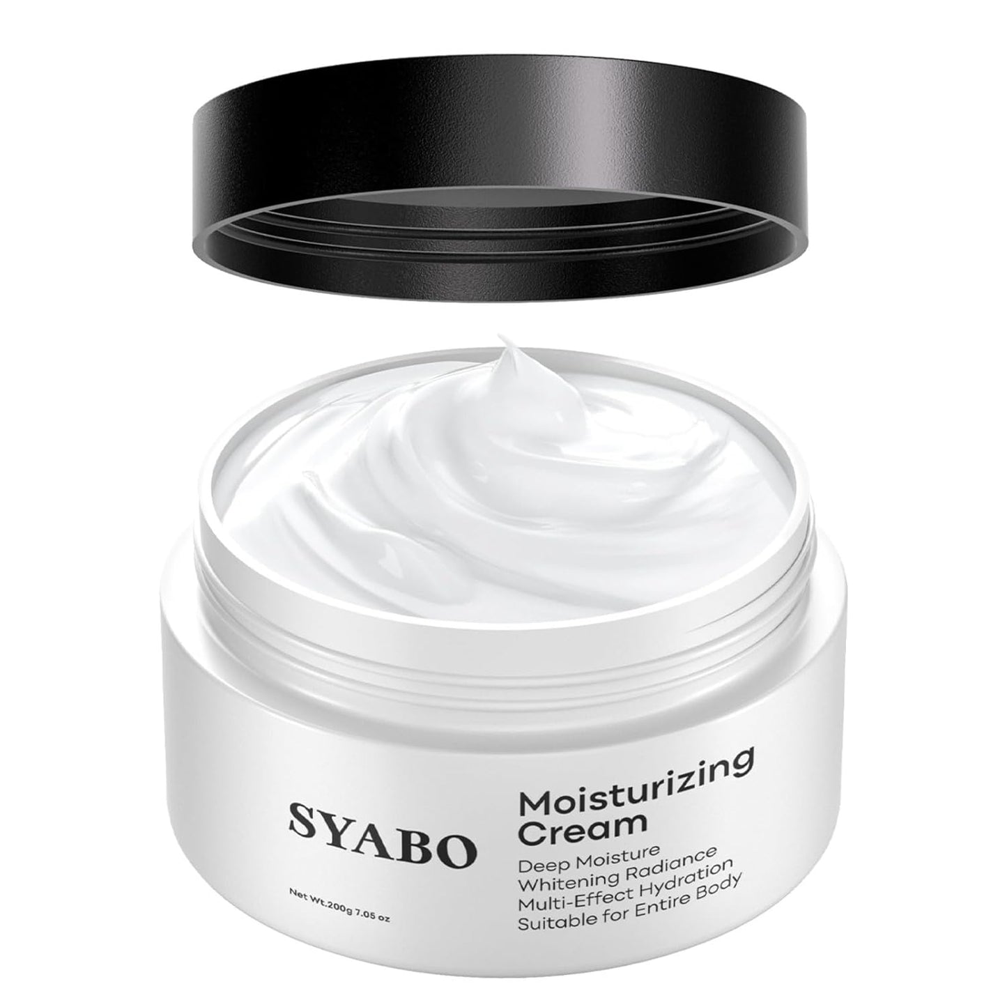 Moisturizing Cream, Body and Face Moisturizer for Dry Skin, Body Cream with Hyaluronic Acid, Daily Moisturizer | 7.05 Oz