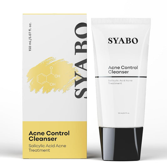 Salicylic Acid Face Cleanser, Daily Gentle Acne Cleansing Face Wash for Acne, Pore, Blackheads, Breakouts, Cleansing Gel for Oily & Sensitive Skin, 5.07 FL OZ
