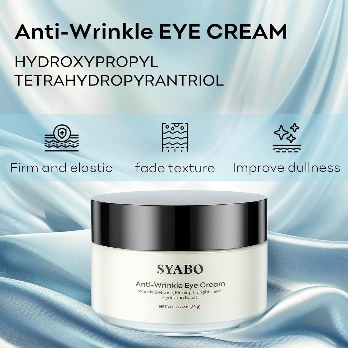 Anti-Wrinkle Eye Cream, Anti-Aging and Firming Eye Cream to Fight Fine Lines, Wrinkles, Firming Lift, Fade Dark Circle, 1.06 oz