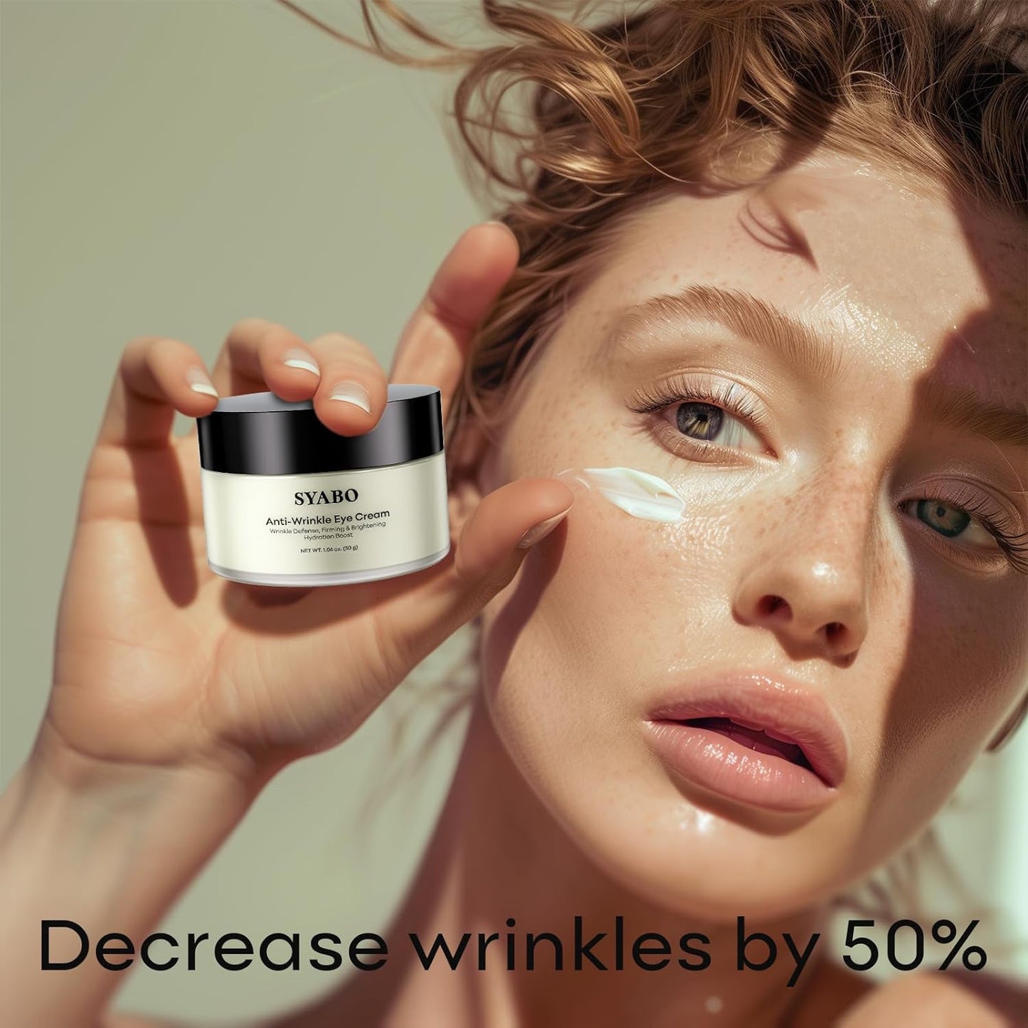 Anti-Wrinkle Eye Cream, Anti-Aging and Firming Eye Cream to Fight Fine Lines, Wrinkles, Firming Lift, Fade Dark Circle, 1.06 oz