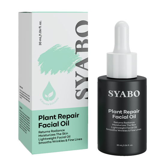 SYABO Facial Seed Essence Oil Improves Roughness, Dullness, Dry Lines And Shriveled Skin，Lightweight & Non-Greasy Recovery Facial Oil, Relieve dry skin，Hydrating Facial Oil with Vitamin E, C & 11 Pure Seeds Facial Oil ，for Skin Care, Body1 .06FL OZ