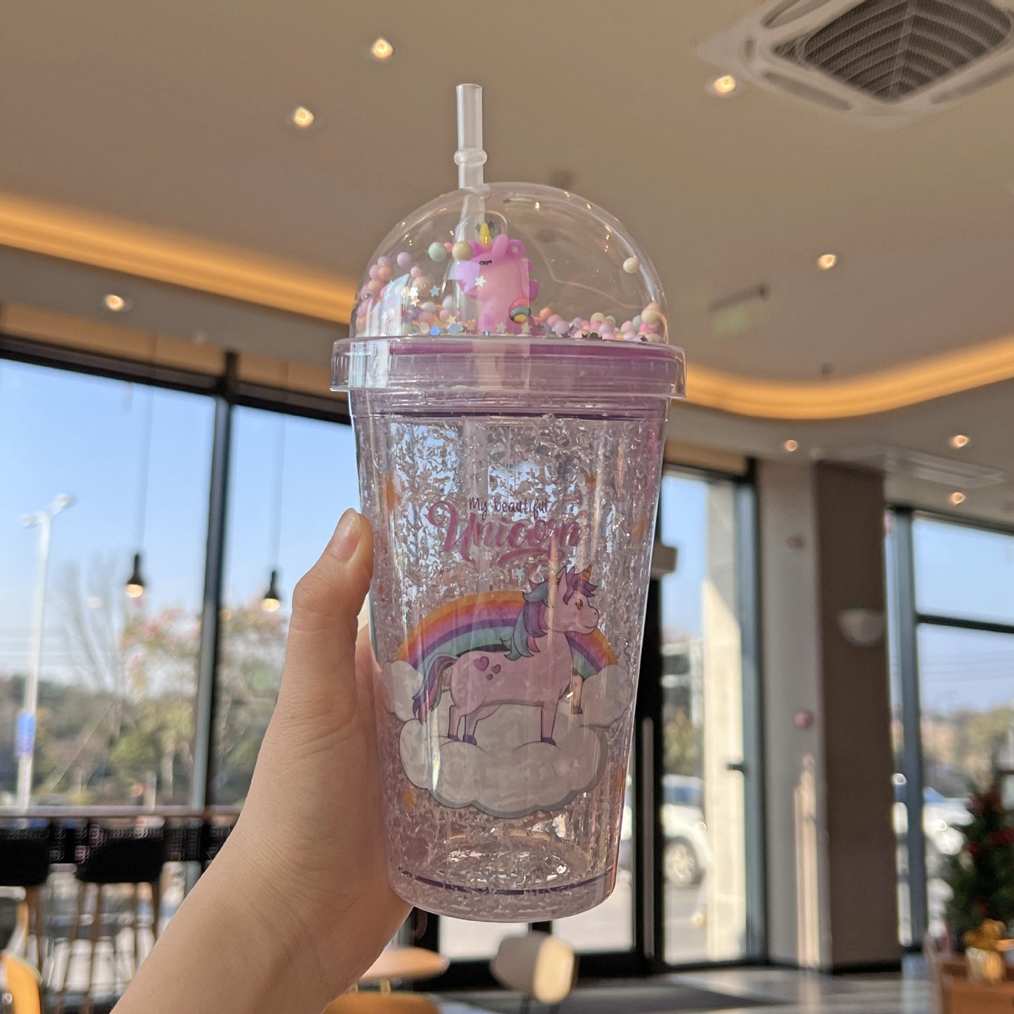 Sanrio&Unicorn&Stitch Tumbler