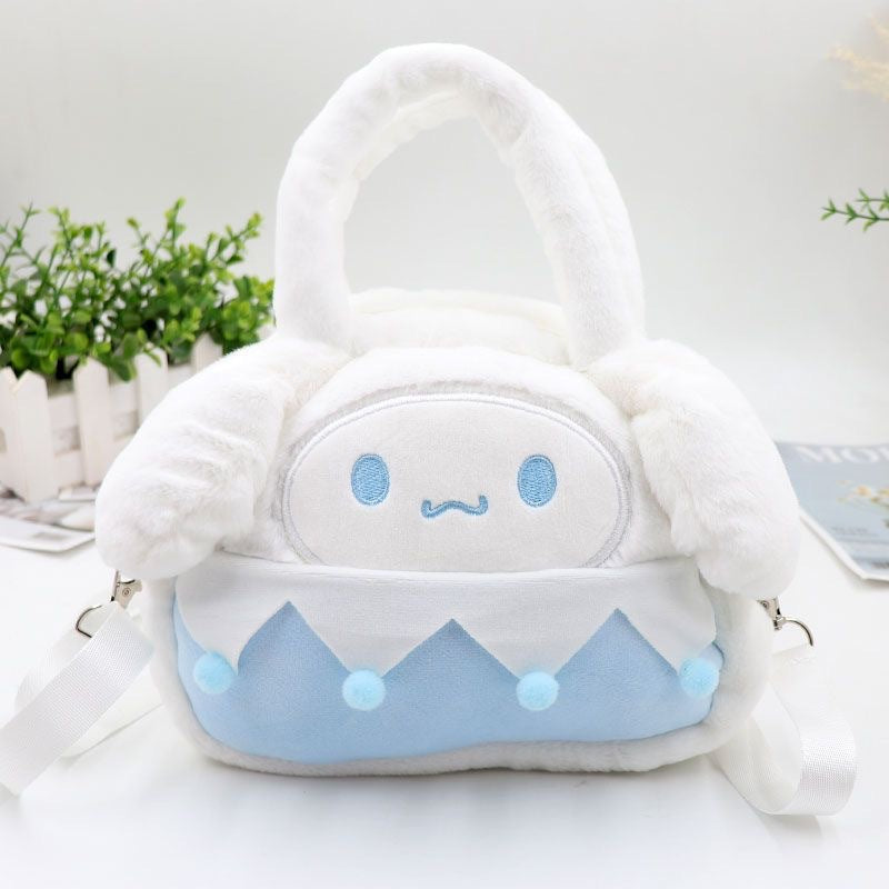 Sanrio fluffy 2 in 1 messenger bag&handbag