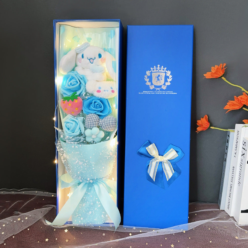 Stitch&Sanrio bouquet with lights