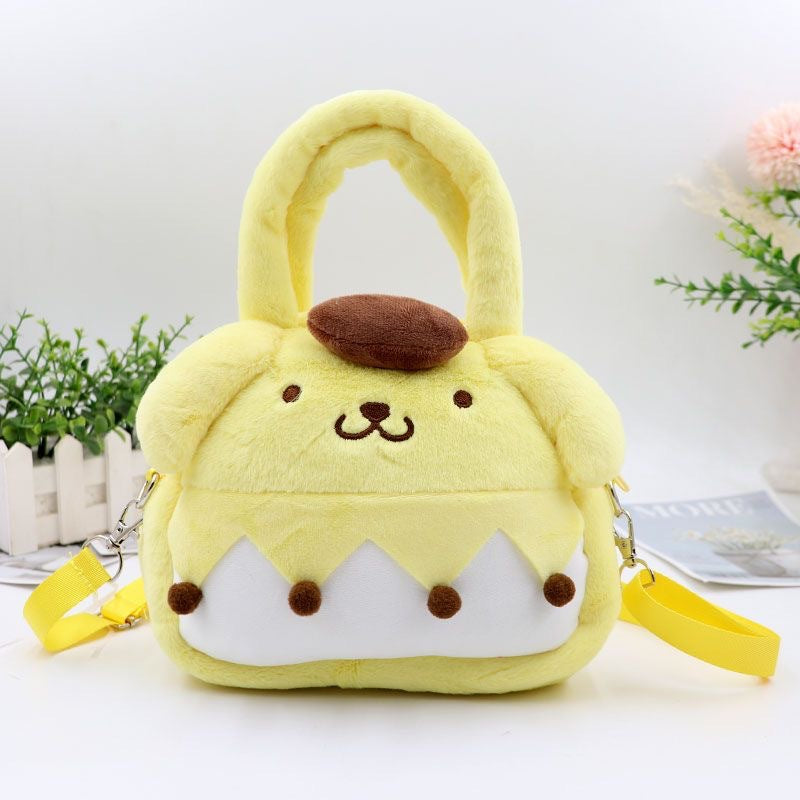 Sanrio fluffy 2 in 1 messenger bag&handbag