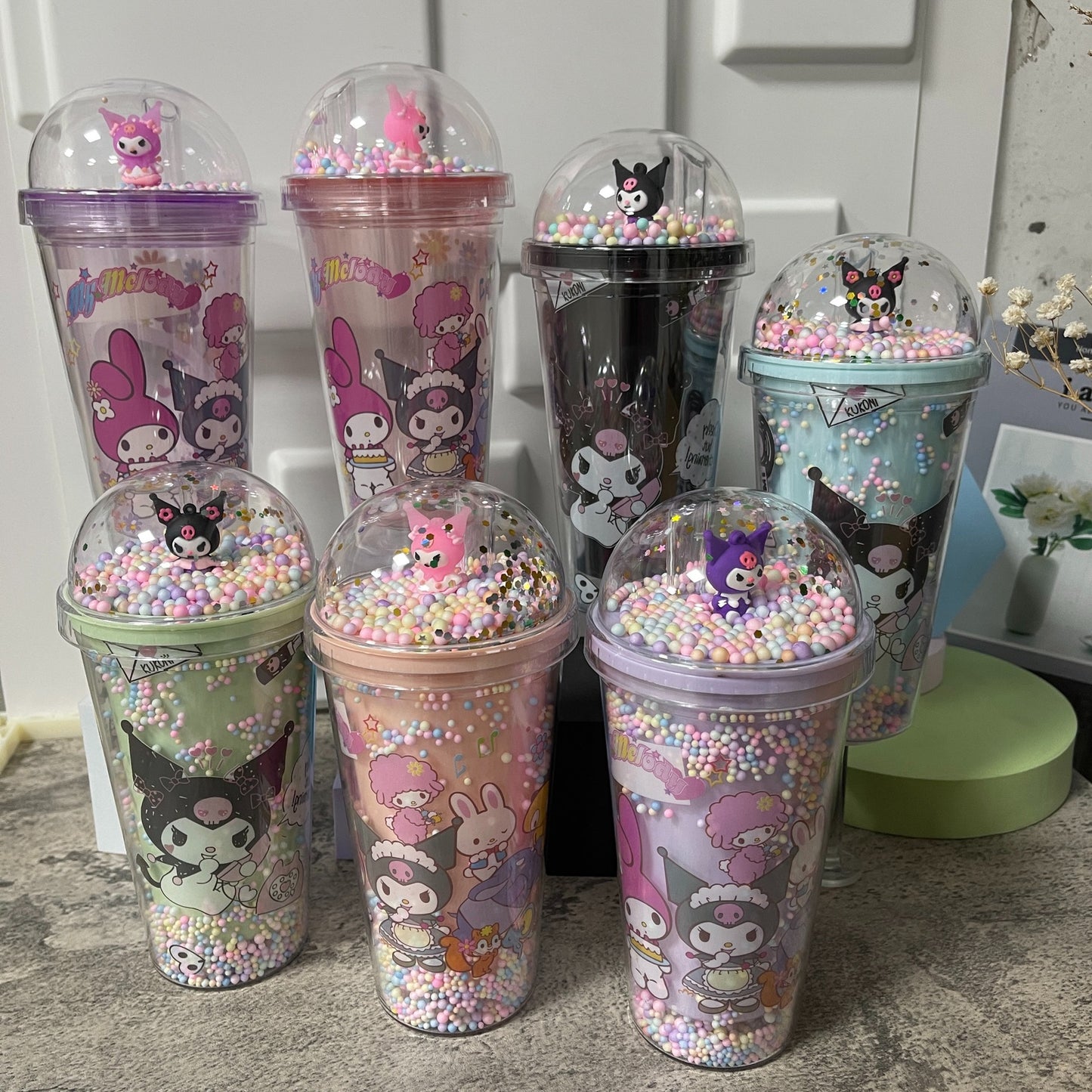 Sanrio&Unicorn&Stitch Tumbler