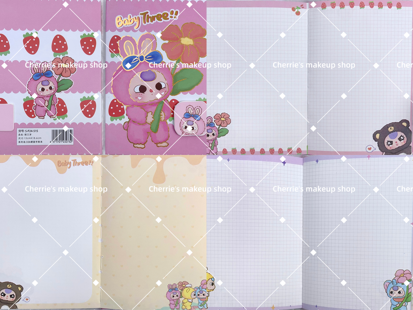 Self-Pick Baby Three NOTEBOOK