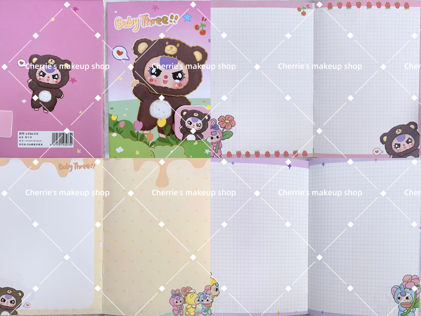 Self-Pick Baby Three NOTEBOOK