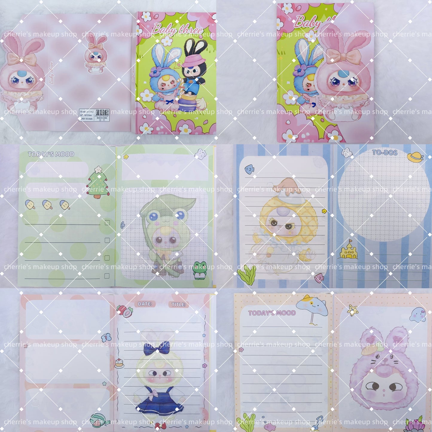 Self-Pick Baby Three NOTEBOOK