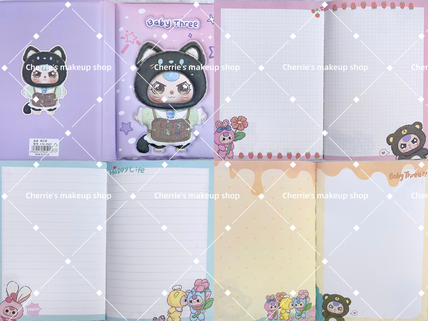 Self-Pick Baby Three NOTEBOOK