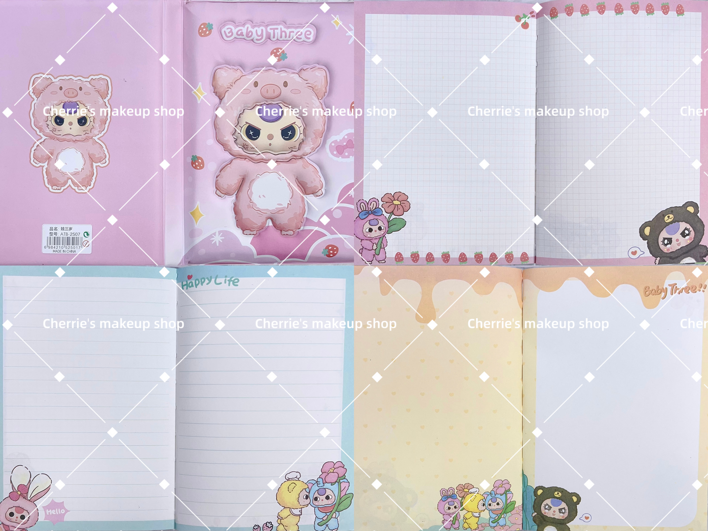 Self-Pick Baby Three NOTEBOOK