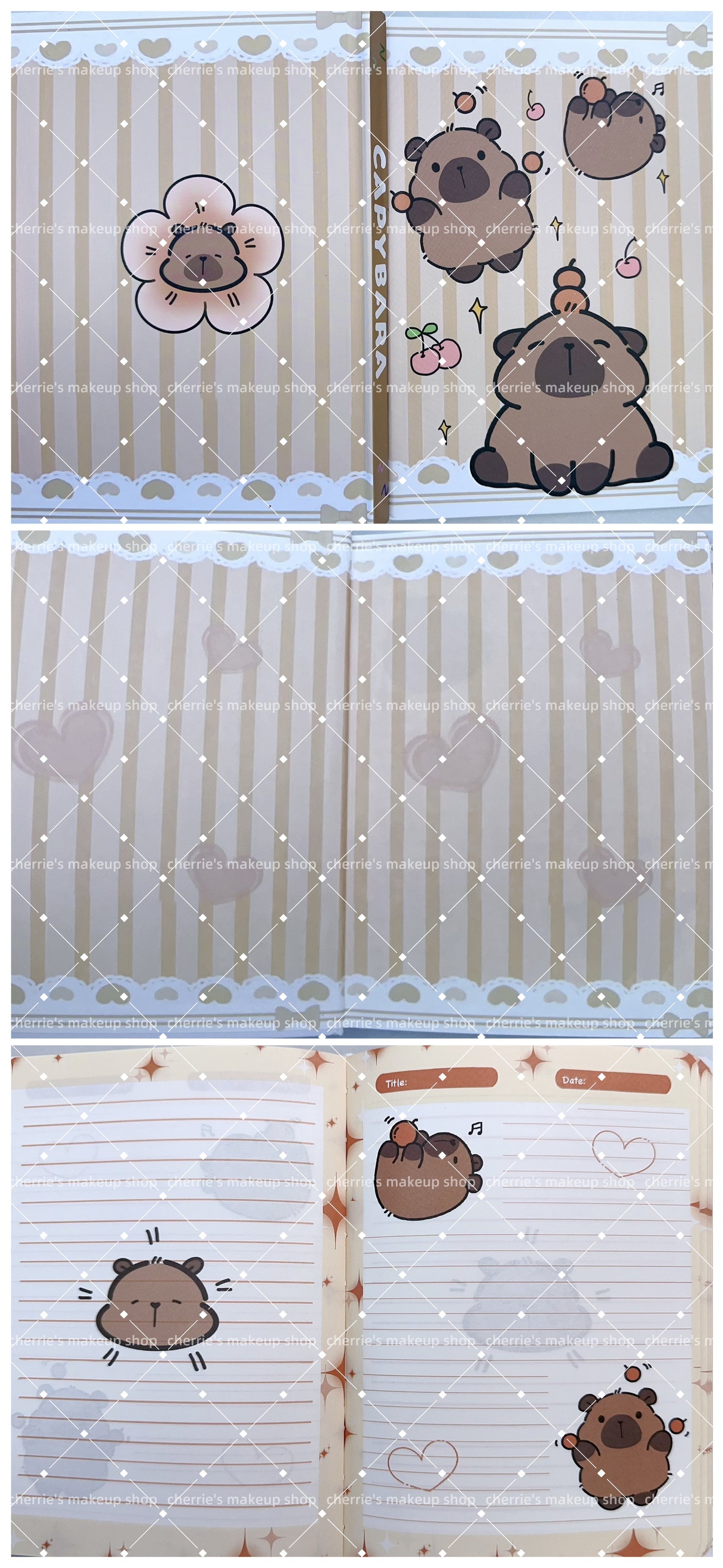 Self-Pick capybara NOTEBOOK