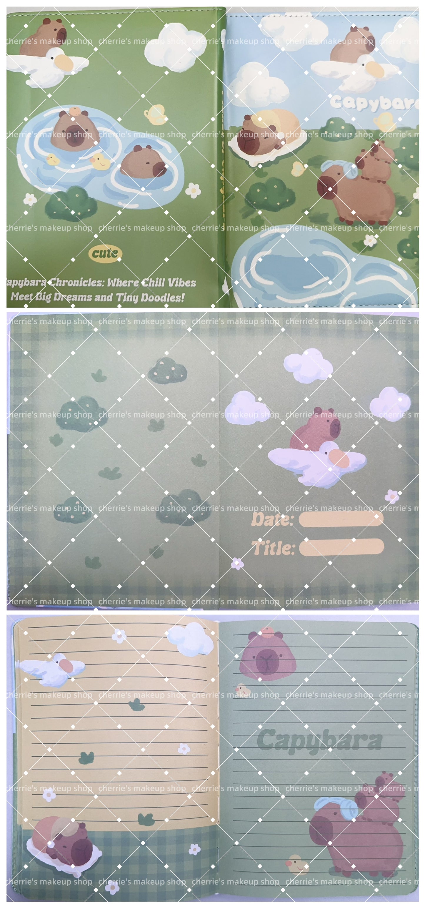 Self-Pick capybara NOTEBOOK