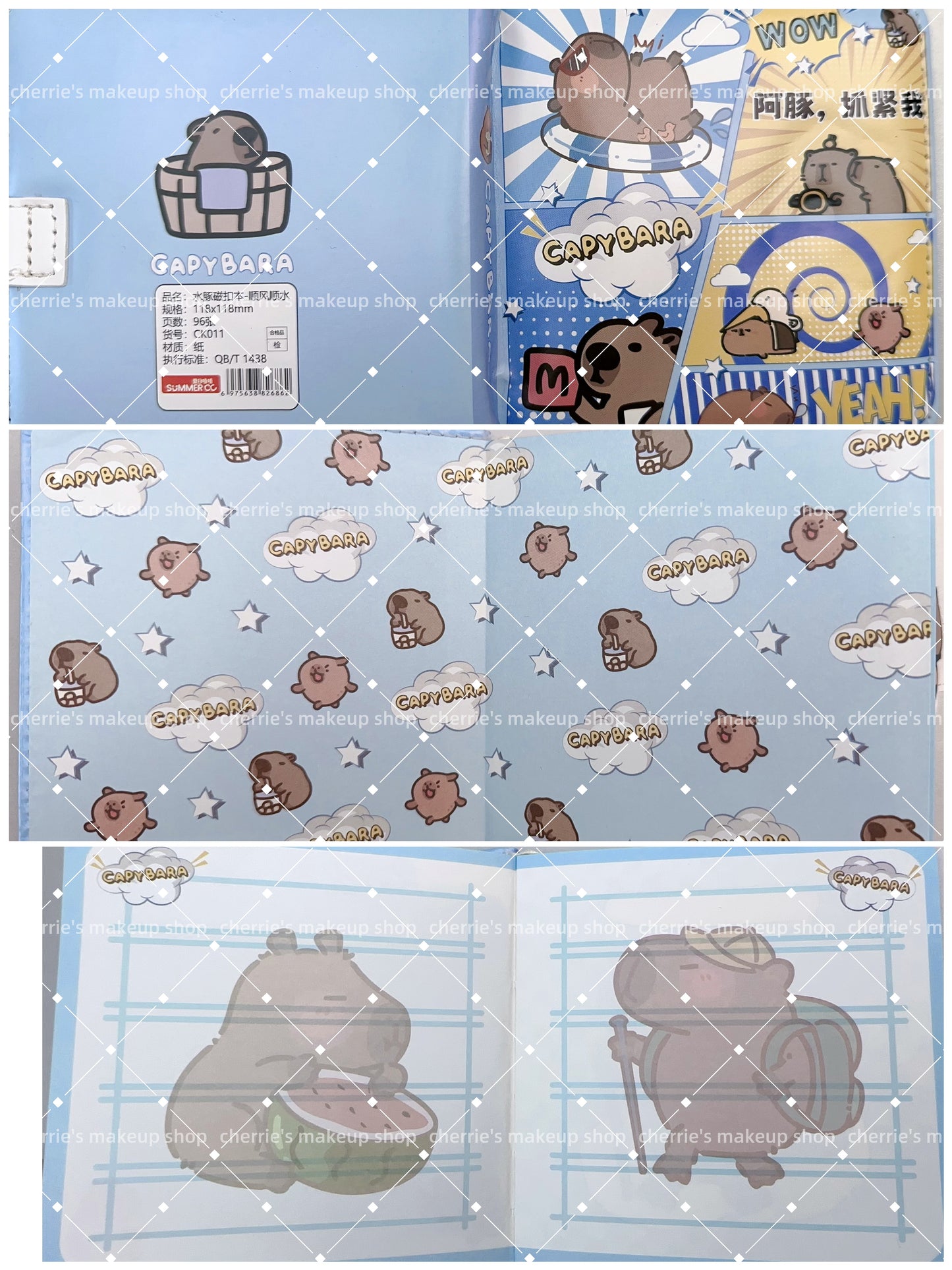 Self-Pick capybara NOTEBOOK