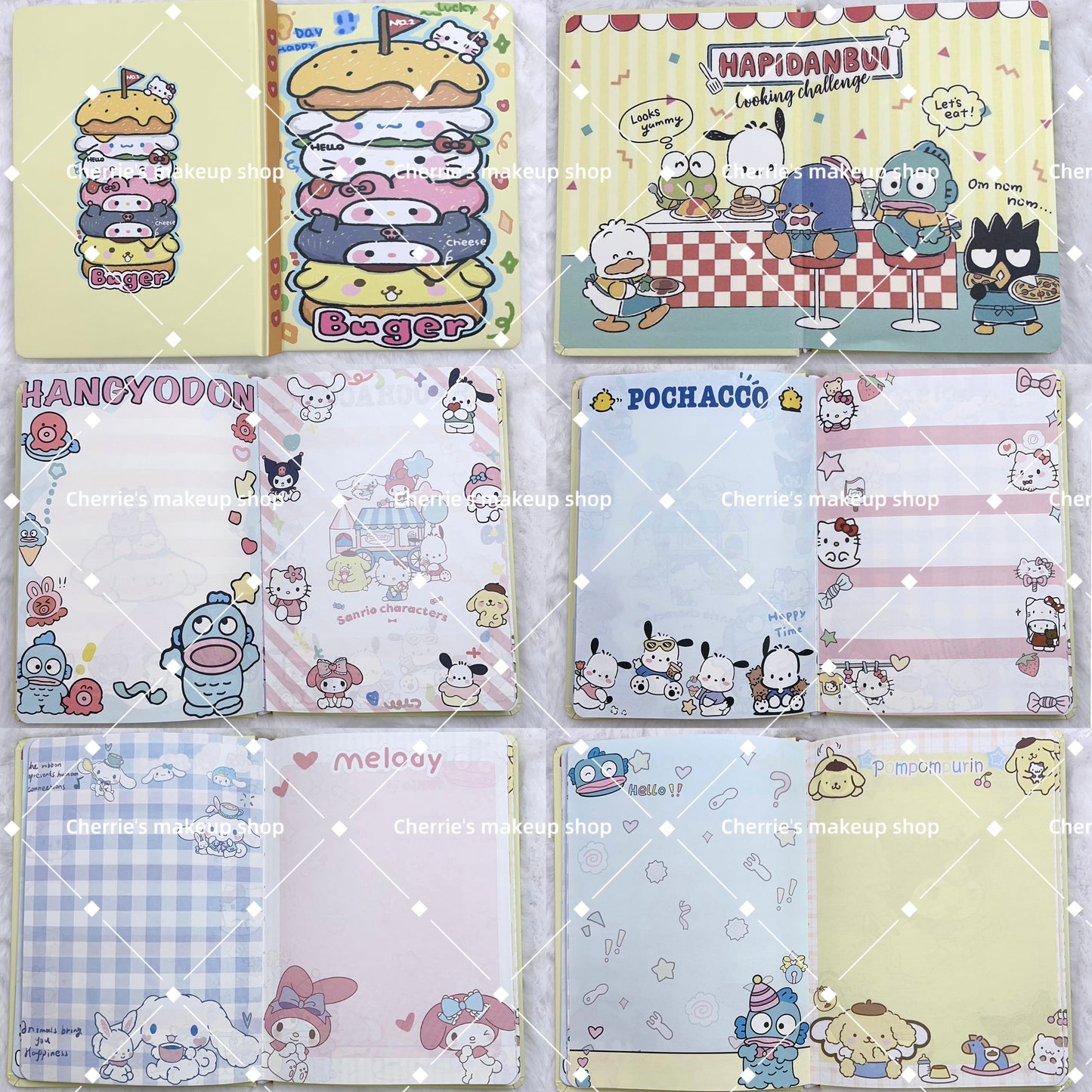 Self-Pick Sanrio Family NOTEBOOK