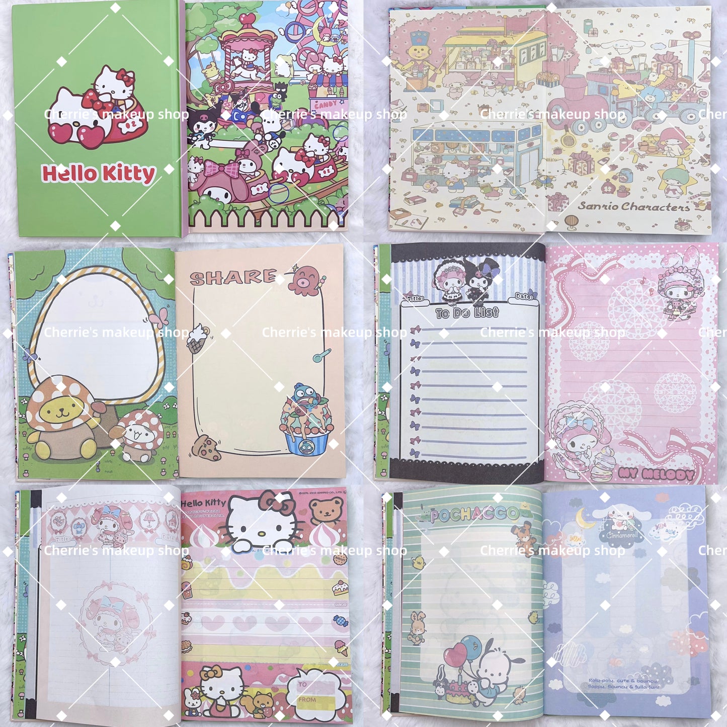 Self-Pick Sanrio Family NOTEBOOK