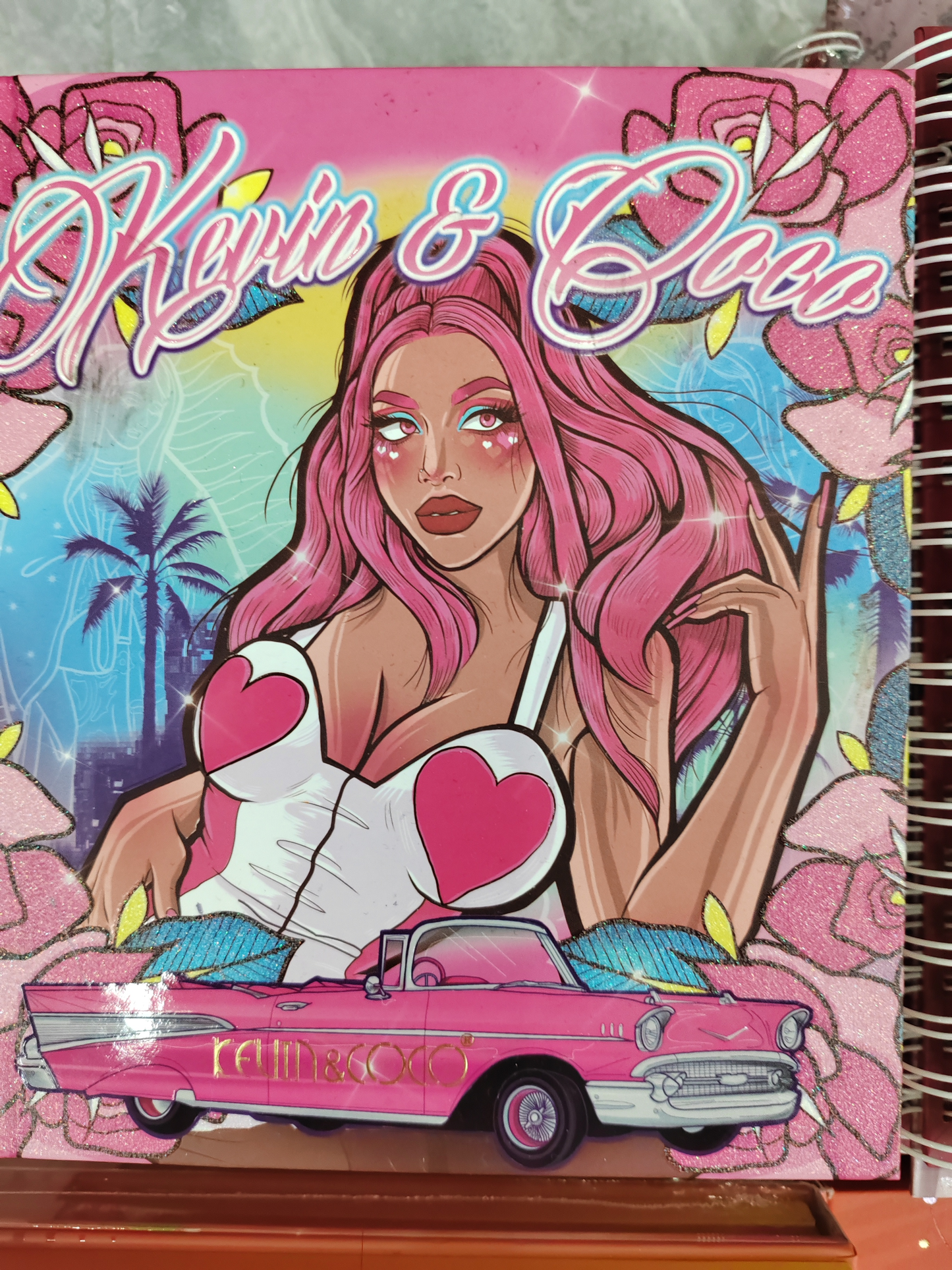 KEVINCOCO eyeshadow&lipgloss set