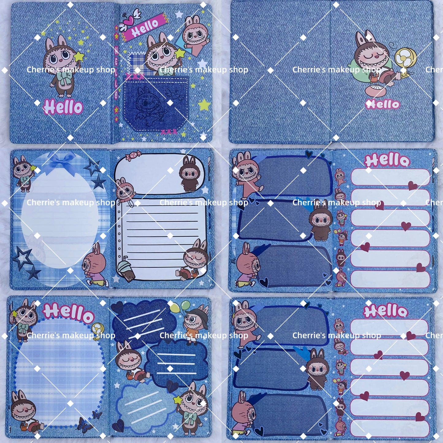 Self-Pick Labubu NOTEBOOK