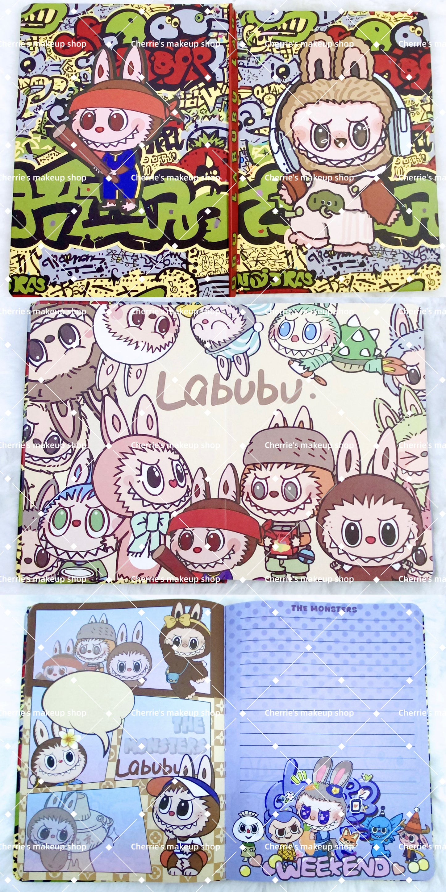 Self-Pick Labubu NOTEBOOK