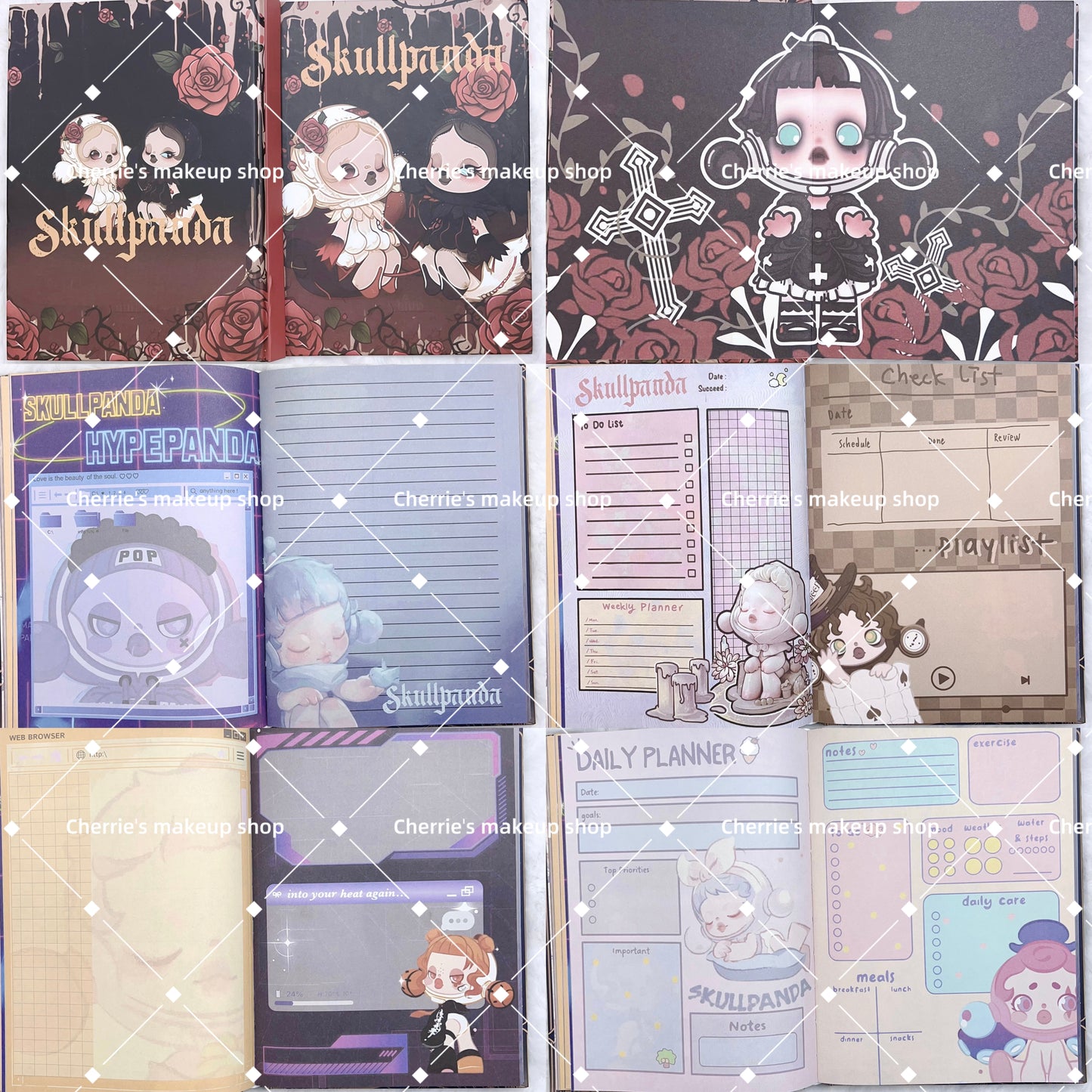 Self-Pick Skull Panda NOTEBOOK