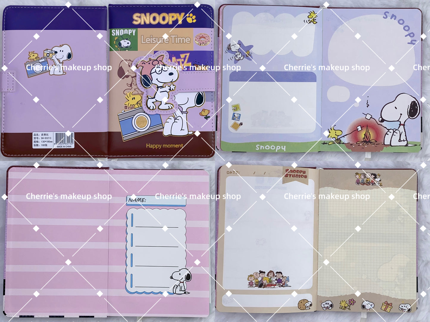 Self-Pick Snoopy NOTEBOOK