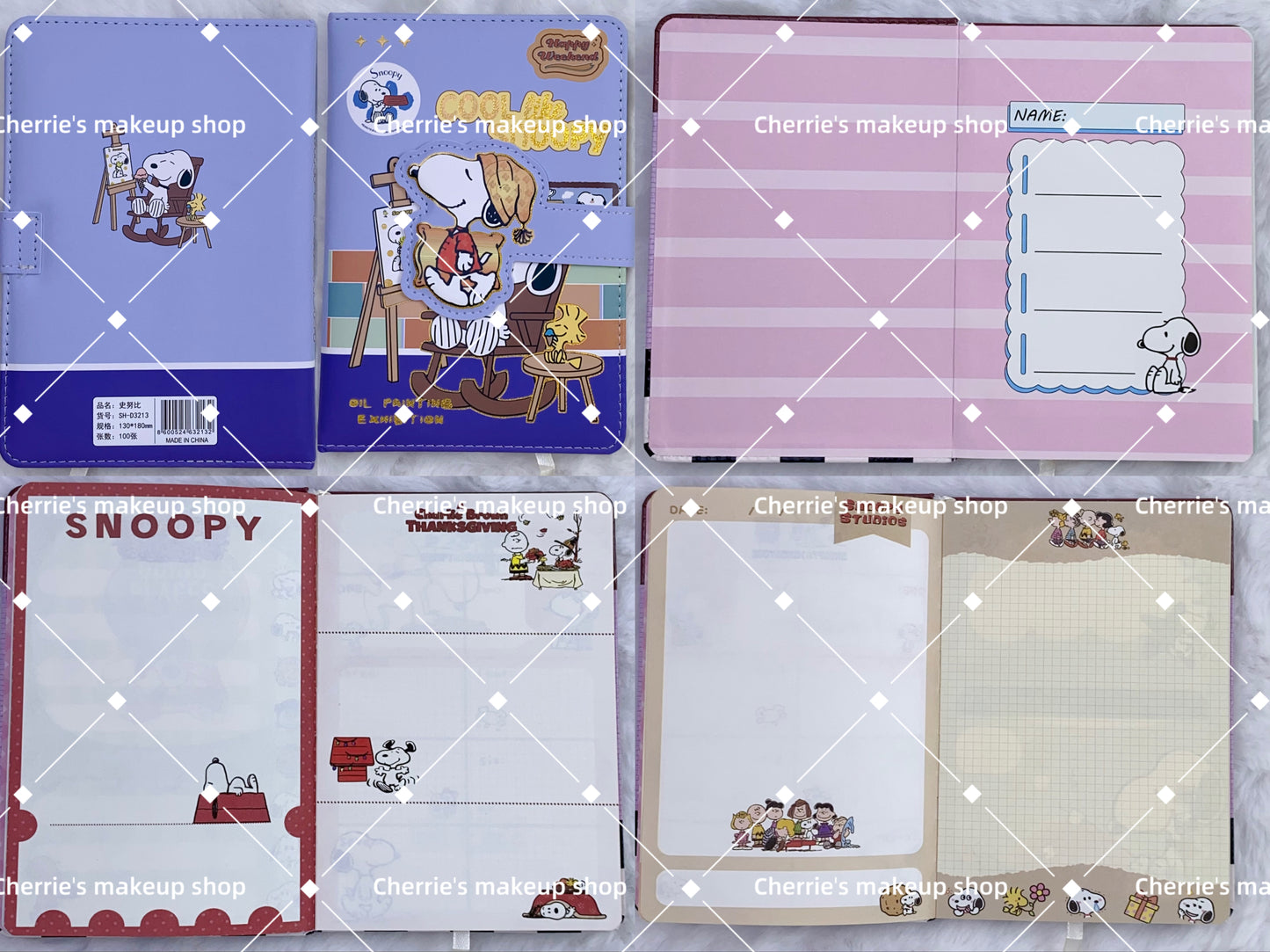Self-Pick Snoopy NOTEBOOK