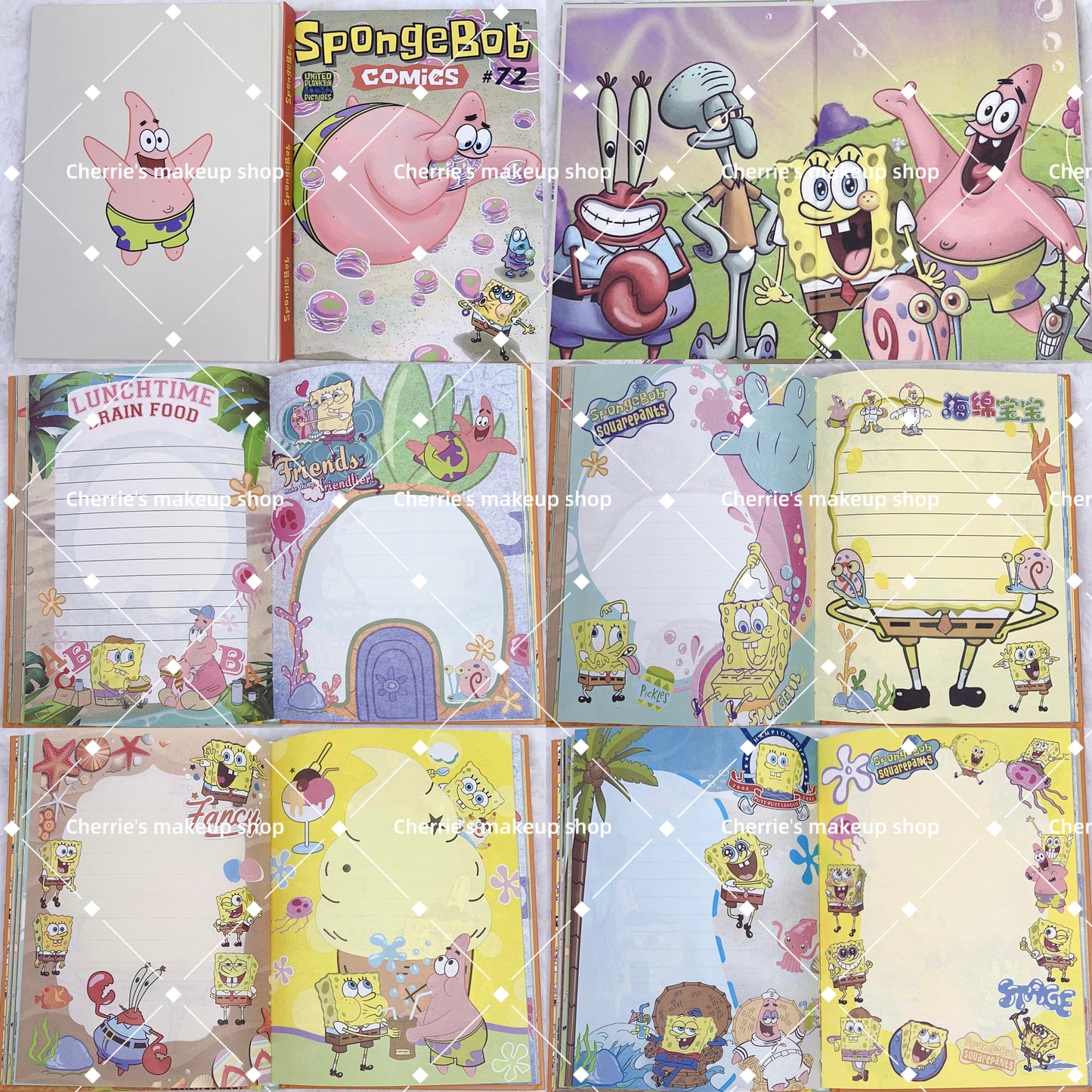 Self-Pick Spongebob NOTEBOOK